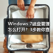 Windows 7磁盘管理怎么打开?3步教你查看硬盘状态 Windows 7磁盘管理怎么打开?3步教你查看硬盘状态