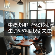 中源协和1.25亿转让泛生子6.5%股权引关注 中源协和1.25亿转让泛生子6.5%股权引关注