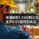 中源协和1.25亿转让泛生子6.5%股权引关注 中源协和1.25亿转让泛生子6.5%股权引关注