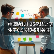 中源协和1.25亿转让泛生子6.5%股权引关注 中源协和1.25亿转让泛生子6.5%股权引关注