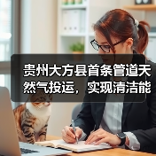 贵州大方县首条管道天然气投运,实现清洁能源覆盖新突破 贵州大方县首条管道天然气投运,实现清洁能源覆盖新突破