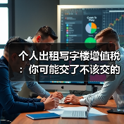 个人出租写字楼增值税:你可能交了不该交的税? 个人出租写字楼增值税:你可能交了不该交的税?