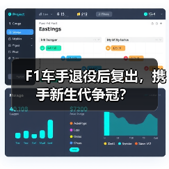 F1车手退役后复出,携手新生代争冠? F1车手退役后复出,携手新生代争冠?