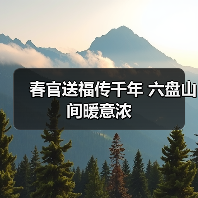 春官送福传千年 六盘山间暖意浓 春官送福传千年 六盘山间暖意浓