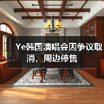 Ye韩国演唱会因争议取消,周边停售 Ye韩国演唱会因争议取消,周边停售
