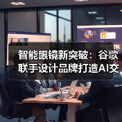 智能眼镜新突破:谷歌联手设计品牌打造AI交互设备 智能眼镜新突破:谷歌联手设计品牌打造AI交互设备