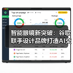 智能眼镜新突破:谷歌联手设计品牌打造AI交互设备 智能眼镜新突破:谷歌联手设计品牌打造AI交互设备