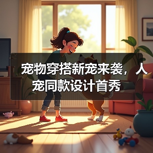 宠物穿搭新宠来袭,人宠同款设计首秀 宠物穿搭新宠来袭,人宠同款设计首秀