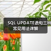 SQL UPDATE语句三种常见用法详解