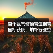 首个氢气储输管道钢管国标获批,填补行业空白 首个氢气储输管道钢管国标获批,填补行业空白